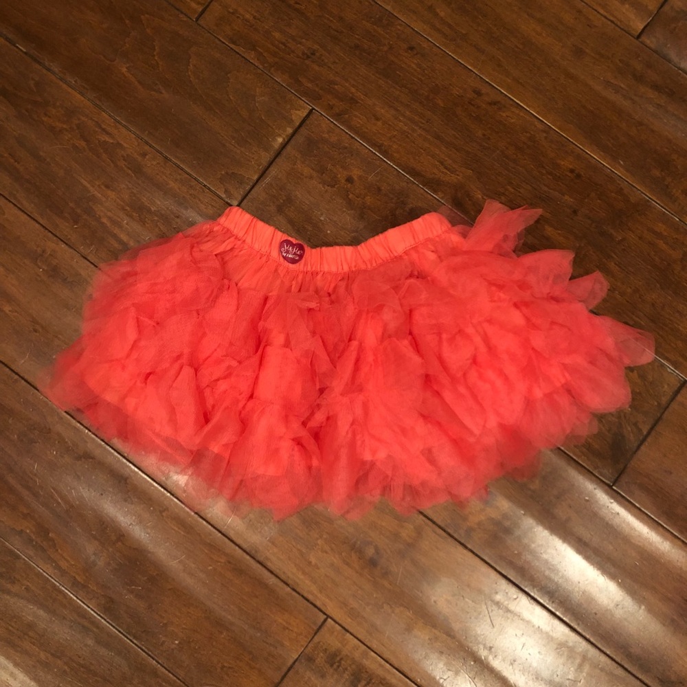 Nartjee Coral Ruffle Skirt size 2T